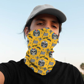 Motor Tutkunlarına İsme Özel Bandana Boyunluk Maske - Thumbnail