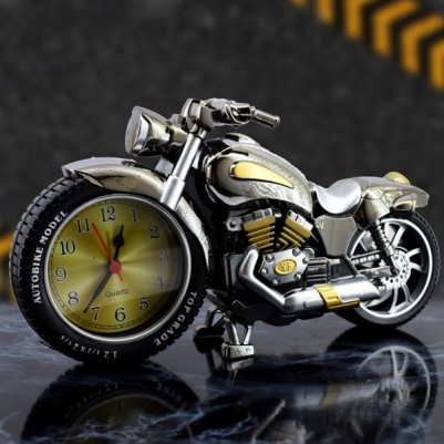 Motosiklet Tasarımlı Alarm Masa Saati - Thumbnail