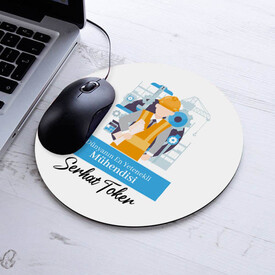  - Mühendislere Özel Yuvarlak Mousepad