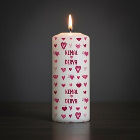  - Mutlu Kalpler İsme Özel Mum