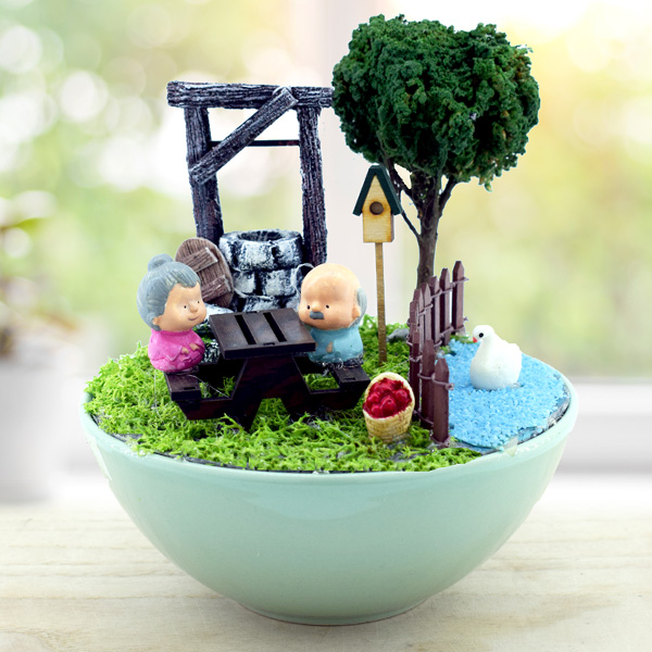 Mutlu Mesut Aşkımız Minyatür Bahçe