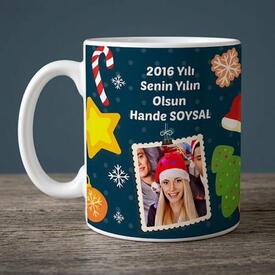  - Mutlu Yıllar Arkadaşım Kupa Bardak
