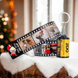Mutlu Yıllar Film Şeridi Kodak Anahtarlık - Thumbnail