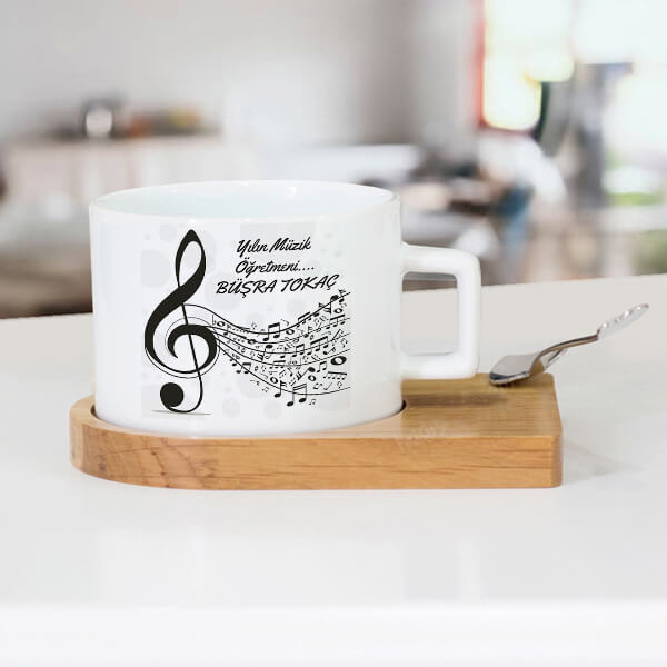 Müzik Öğretmenine Hediye Çay Fincanı