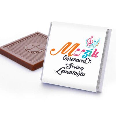 Müzik Öğretmenine Hediye Çikolata Kutusu - Thumbnail