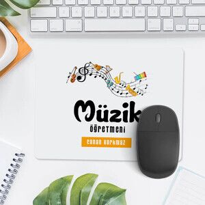 Müzik Öğretmenlerine Özel İsimli Mousepad - Thumbnail