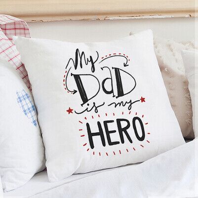 My Dad Is My Hero Yastık - Thumbnail