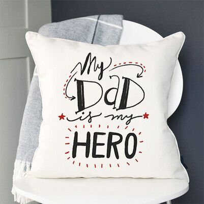 My Dad Is My Hero Yastık - Thumbnail