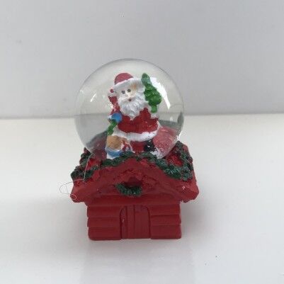 Noel Baba Objeli Mini Kar Küreleri - Thumbnail