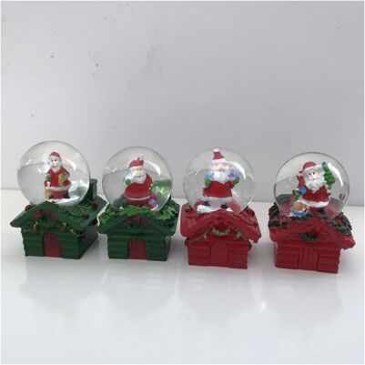 Noel Baba Objeli Mini Kar Küreleri - Thumbnail