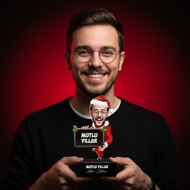  - Noel Erkeği Karikatürlü Yılbaşı Biblosu