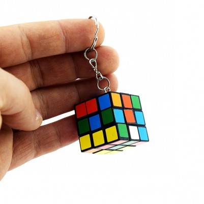 Nostaljik Rubik Küp Anahtarlık