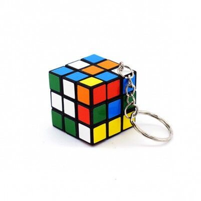 Nostaljik Rubik Küp Anahtarlık - Thumbnail
