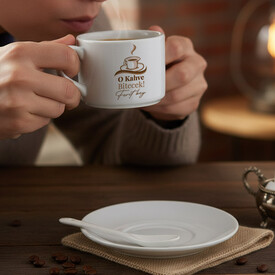 O Kahve Bitecek Tasarımlı Nescafe Fincanı - Thumbnail
