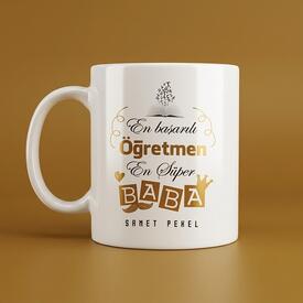  - Öğretmen Babalara Hediyelik Kupa Bardak
