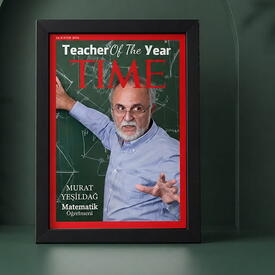  - Öğretmene Hediye TIME Dergi Kapağı