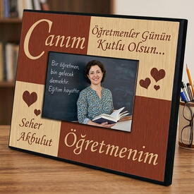  - Öğretmene Kişiye Özel Resim Çerçevesi