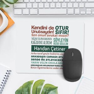 Öğretmenimin Klasik Sözleri Mousepad - Thumbnail