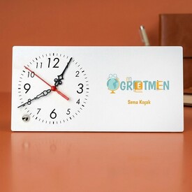  - Öğretmenlere Hediye Şık Masa Saati