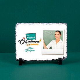  - Öğretmenlere Özel Dekoratif Taş Baskı