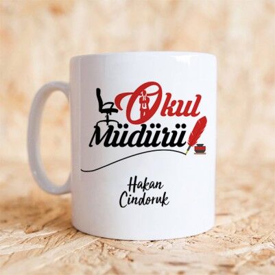  - Okul Müdürüne Hediye Kupa Bardak