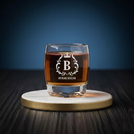  - Orijinal Kral Tacı Tasarımlı Viski Bardağı Adora 