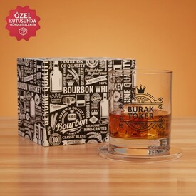  - Orijinal Kutusunda Kişiye Özel Viski Bardağı