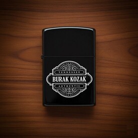  - Otantik Gravürlü İsimli Elit Metal Çakmak