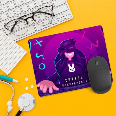 Oyun Tutkunlarına Özel İsimli Mousepad - Thumbnail