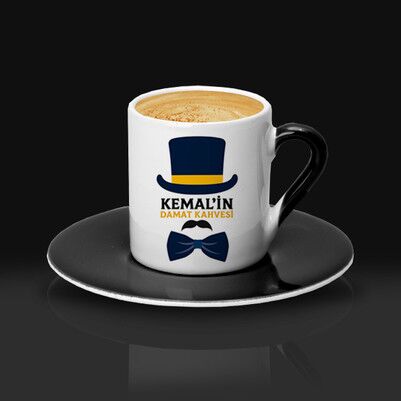 Özel Tasarım Damat Kahve Fincanı - Thumbnail