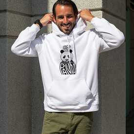 Panda Sevgisi Kapşonlu Sweatshirt - Thumbnail