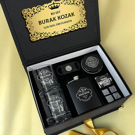 Patrona Hediye Golden Grand Prestige Elegan Viski Seti - Thumbnail
