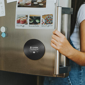 Plak Şeklinde Spotify Ses İzi Buzdolabı Magneti - Thumbnail