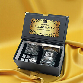 Platinum Grand Crown Lüks Viski Hediye Kutusu - Thumbnail