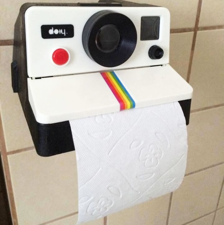 Polaroll - Fotoğraf Makinesi Tuvalet Kağıtlığı