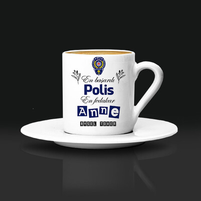 Polis Annelere Hediye Kahve Fincanı - Thumbnail