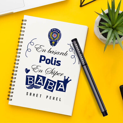  - Polis Babaya Hediye Defter ve Kalem