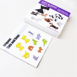 Pratik Kedi ve Köpek Origami Seti - Thumbnail