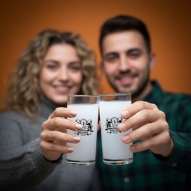  - Premium Tasarım İsme Özel İkili Rakı Bardağı