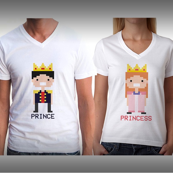 Prens ve Prenses İkili Tişörtleri