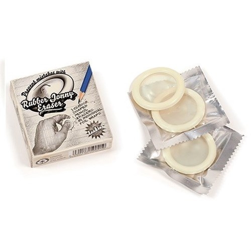 Prezervatif Şeklinde Kondom Silgi