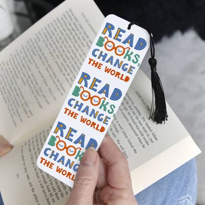 Read Books Change The World Kitap Ayracı - Thumbnail
