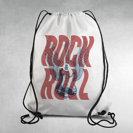  - Rock & Roll Tasarımlı Spor Çantası