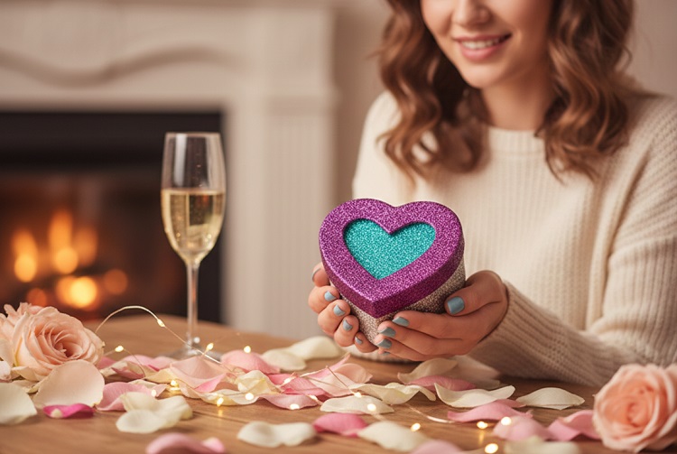 Romantik Simli Kalp Kutu Yapımı