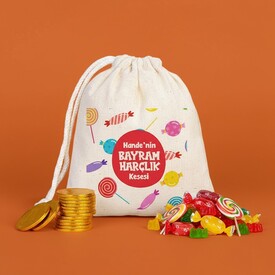  - Şeker Tasarımlı Kişiye Özel Harçlık Kesesi