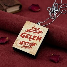  - Sen Başıma Gelen En Güzel Şeysin Kitap Kolye