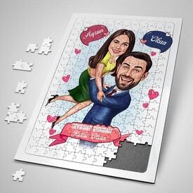  - Sen Benim Ömrümsün Karikatürlü Puzzle