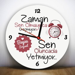  - Sen Olmayınca Zaman Geçmiyor Duvar Saati