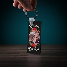  - Sen ve Ben Fotoğraflı Dikey Anahtarlık