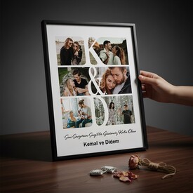  - Sen ve Ben Sevgiliye Hediye A3 Çerçeve
